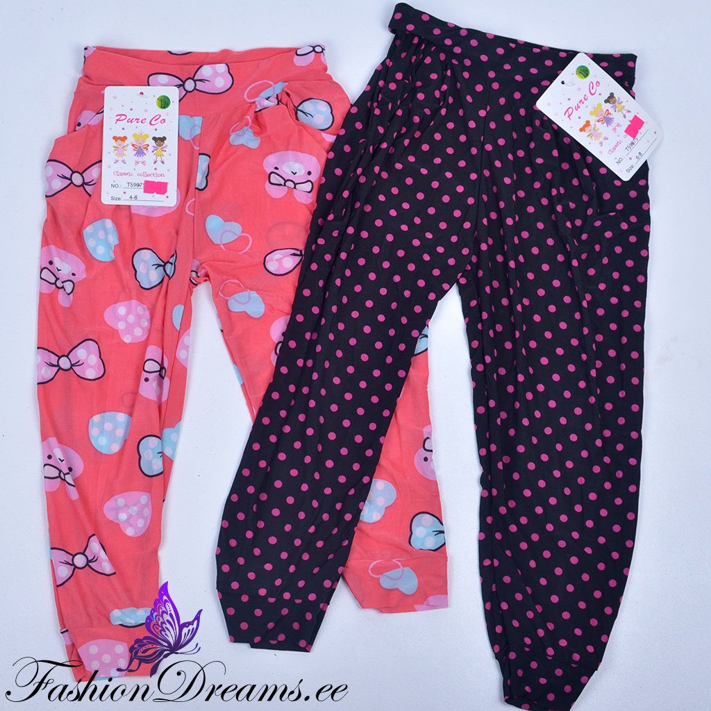 suve-püksid lastele