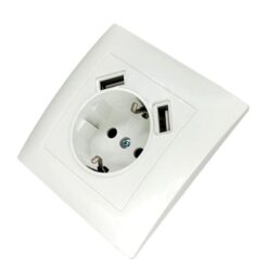 Pistikupesa kahe USB-pesaga Soodukas.Com