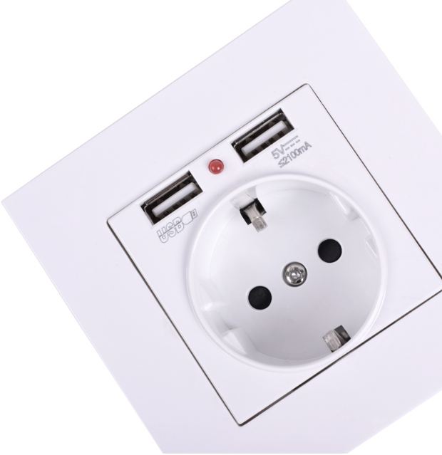 Pistikupesa kahe USB-pesaga - Image 4