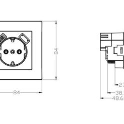 Pistikupesa kahe USB-pesaga Soodukas.Com