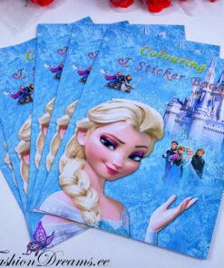 Frozen kleepsudega värviraamat