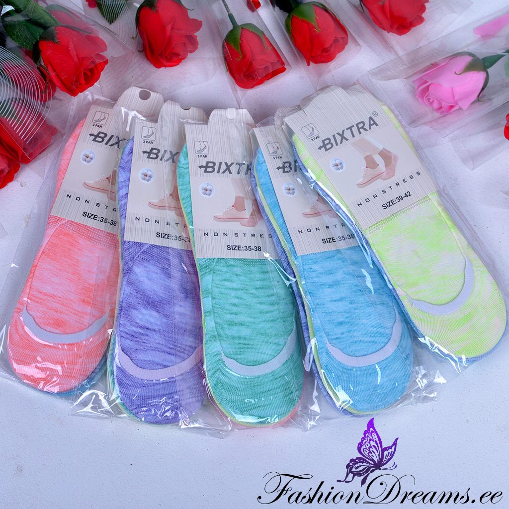 Madalad sokid /stepsid (3tk pakis)