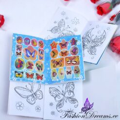 Kleepsudega värviraamat