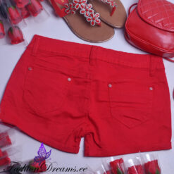 Punased lühikesed püksid Soodukas.Com