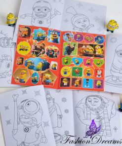 minions värviraamat 1