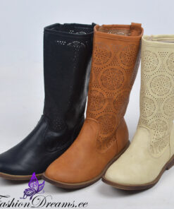 Alternative view of Kõrge säärega kevad-sügis saapad tüdrukutele