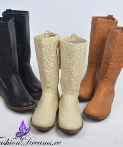 Kõrge säärega kevad-sügis saapad tüdrukutele