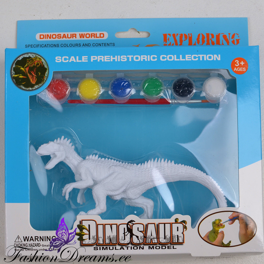 DIY kunstikomplekt - dinosauruse värvimine - Image 2