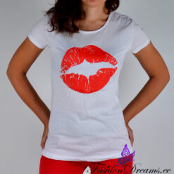 Alternative view of T-särk huultega