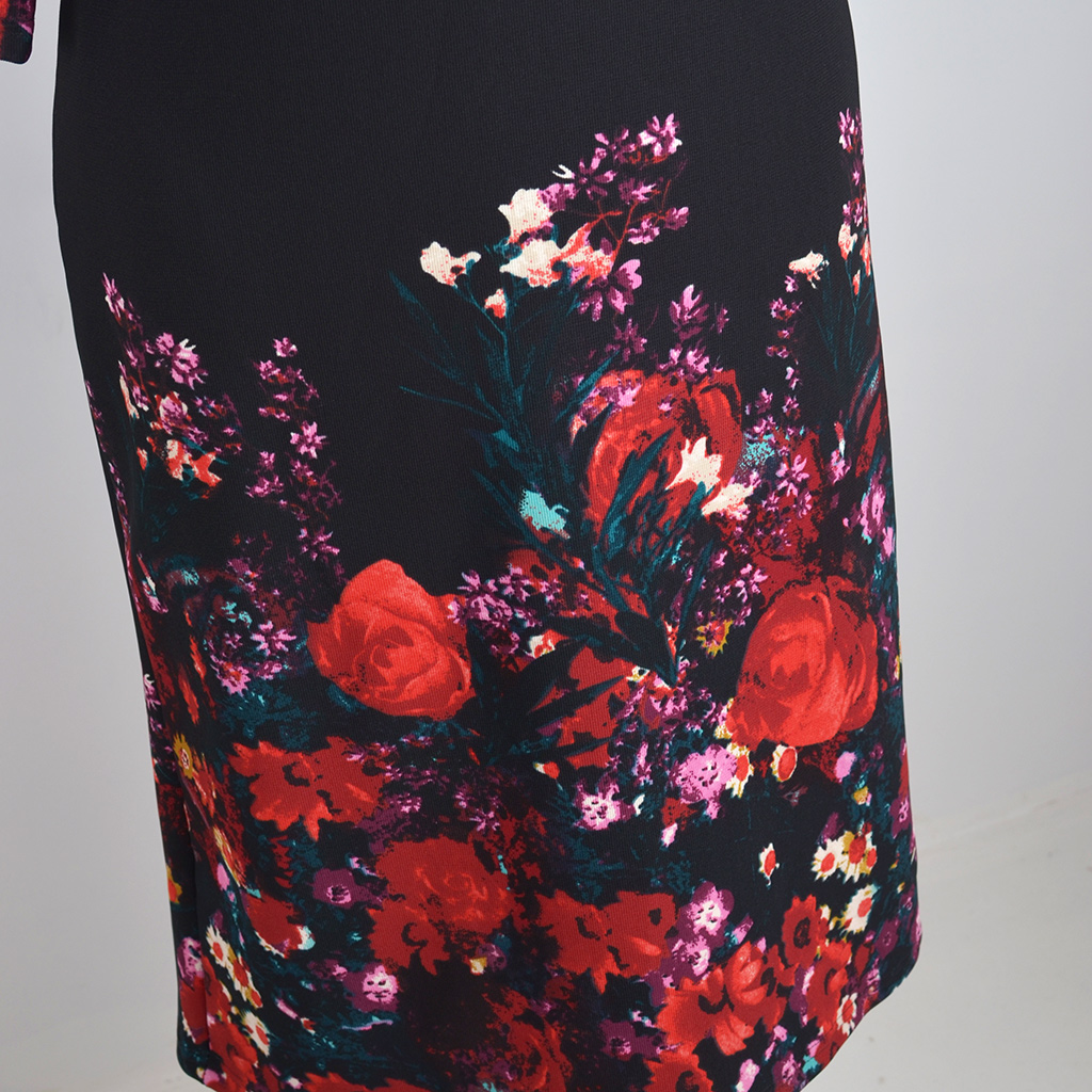 Must lilledega kleit (44-52) - Image 2