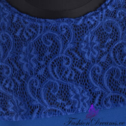 Sinine pitsiga kleit (44-52) Soodukas.Com