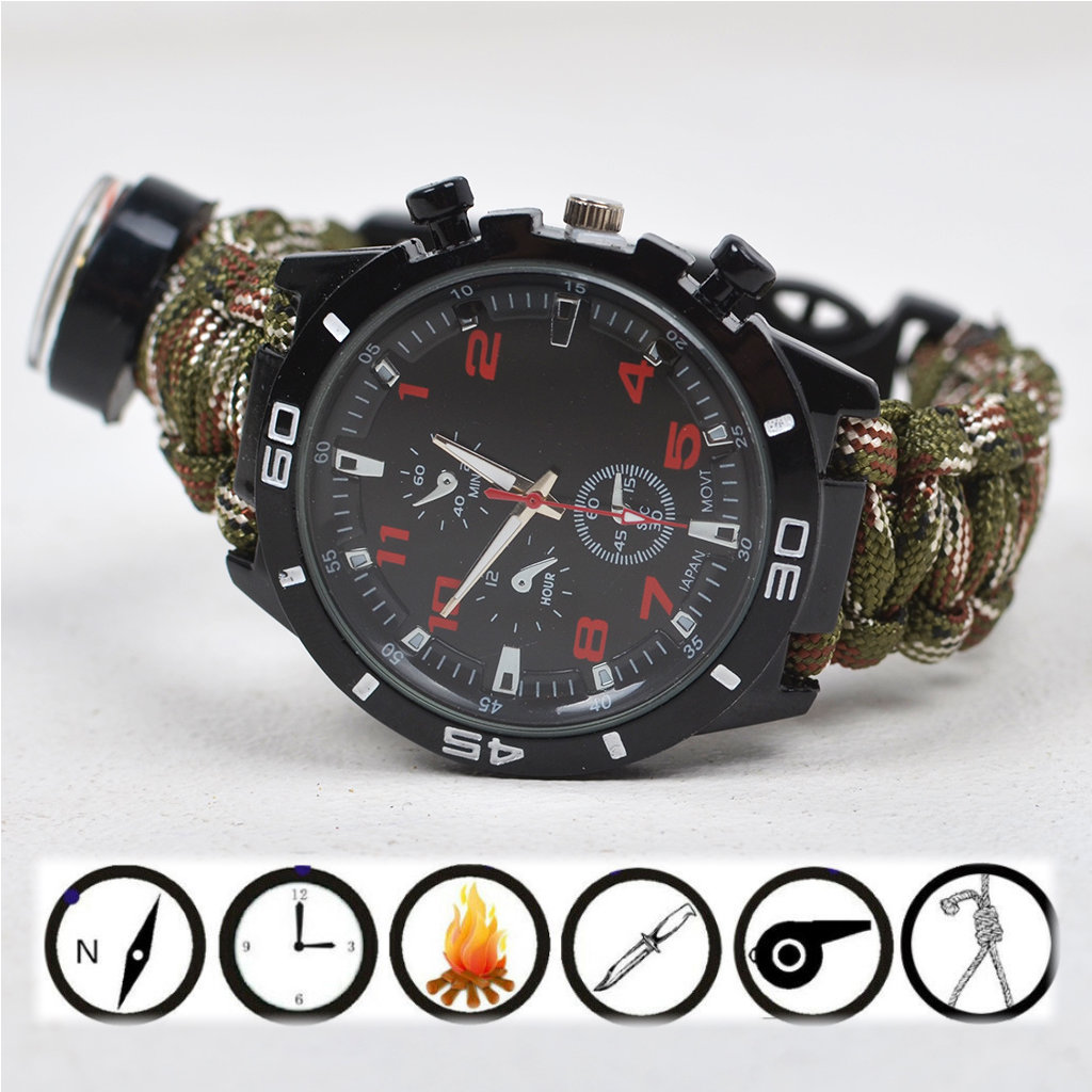 Multifunktsionaalne ellujäämis-kell