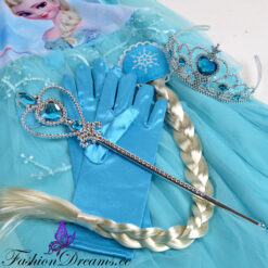 Frozen Elsa aksessuaarid - pats, kroon, kindad ja võlukepp Soodukas.Com