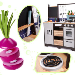 Puidust mänguköök koos tarvikutega 96cm – Soodukas.Com Puidust mänguköök koos tarvikutega 96cm Soodukas.Com