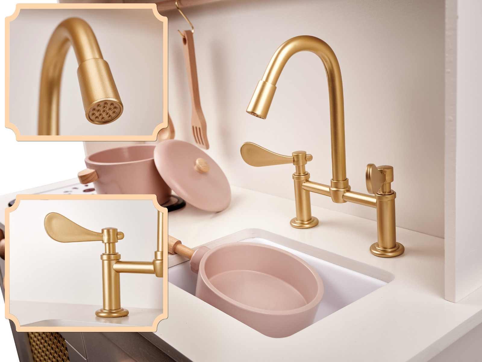 Puidust mänguköök koos tarvikutega – Soodukas.Com Puidust mänguköök koos tarvikutega - Image 2