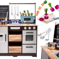 Puidust mänguköök koos tarvikutega 96cm