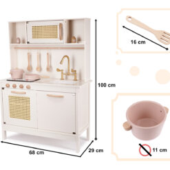 Puidust mänguköök koos tarvikutega Soodukas.Com