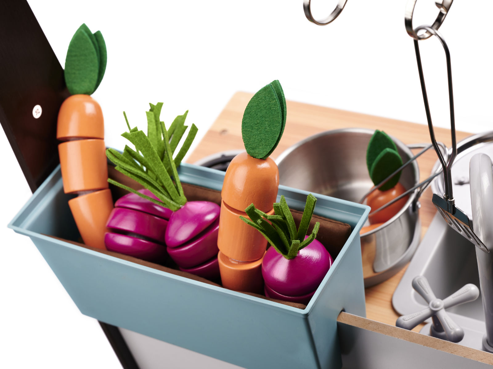 Puidust mänguköök koos tarvikutega 96cm – Soodukas.Com Puidust mänguköök koos tarvikutega 96cm - Image 8