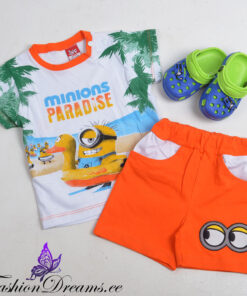 Minions suvine komplekt - T-särk + püksid (6-18k)