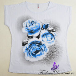 T-särk siniste roosidega – Soodukas.Com T-särk siniste roosidega Soodukas.Com