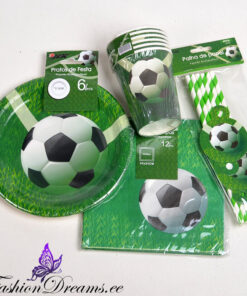 Jalgpalli teemaline peonõude komplekt