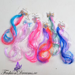 Juukseklamber värviliste juustega