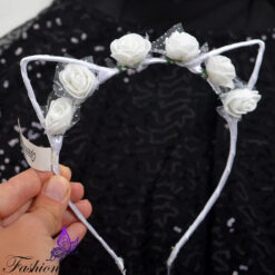 Lillede ja kassikõrvadega peavõru Soodukas.Com