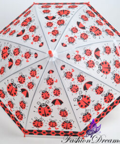 laste vihmavari lepatriinudega