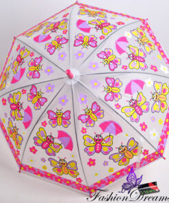 Laste vihmavari liblikatega