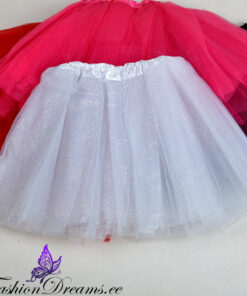 valge sadelev tutu seelik