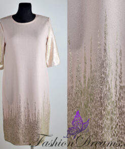 Kuldse sädelusega kleit (44-52)