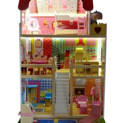 Puidust nukumaja LED-tuledega Soodukas.Com