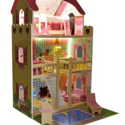 Puidust nukumaja LED-tuledega Soodukas.Com