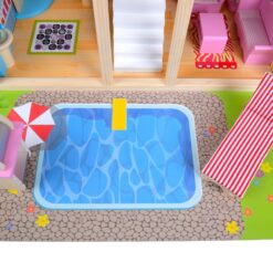 Puidust nukumaja LED-tuledega Soodukas.Com