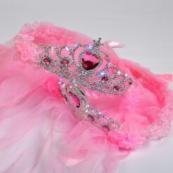 Printsessi kroon LED-valgustuse ja looriga Soodukas.Com