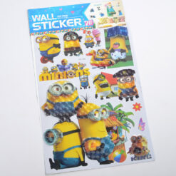 Alternative view of Ruumilised seinakleepsud Minionidega