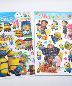 Ruumilised seinakleepsud Minionidega