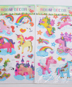 Ruumilised seinakleepsud ükssarvikutega