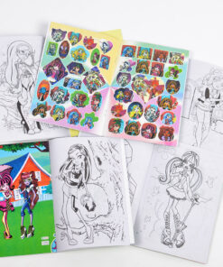 Kleepsudega värviraamat