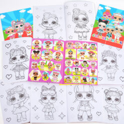 Kleepsudega värviraamat Soodukas.Com