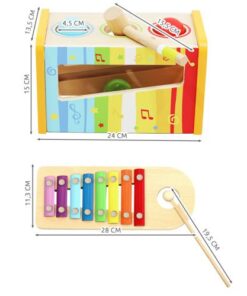 Puidust haamriga toksimise mäng + metallofon