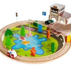 puidust autorada + magnetitega kalapüügimäng