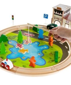 puidust autorada + magnetitega kalapüügimäng