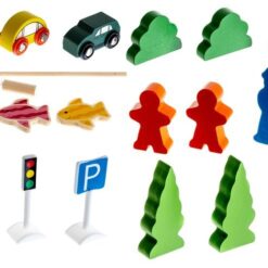 puidust autorada + magnetitega kalapüügimäng