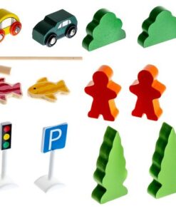 puidust autorada + magnetitega kalapüügimäng