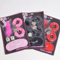 Alternative view of Komplekt voodimängudeks (käerauad + armutäringud + suled + mask)