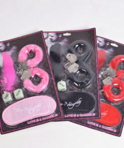 Alternative view of Komplekt voodimängudeks (käerauad + armutäringud + suled + mask)