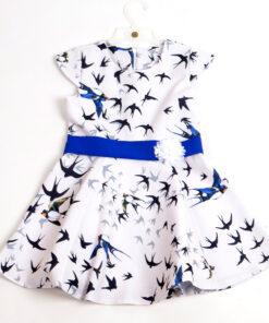 Pidulik pääsukestega kleit (80-122)