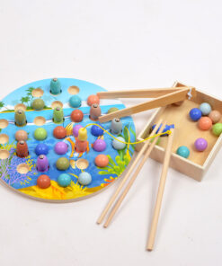 Puidust osavusmäng "Kalapüük"