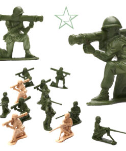 Sõdurifiguuride ja sõjamasinate komplekt